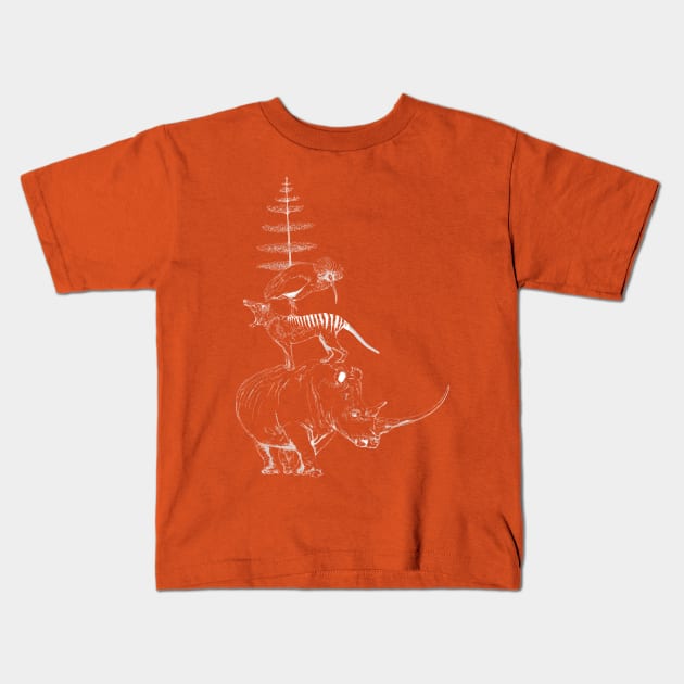 Totem pole Kids T-Shirt by TylerHasbrouck